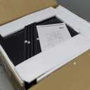 TUTOTAK Bar Cart, Home Bar Serving Cart, 3-Tier Kitchen Cart on Wheels, Rolling Beverage Cart with Wine Rack and Glass Holder, Black BC01BK037