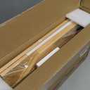 BMOSU Farmhouse Bread Box for Kitchen Countertop Bread box Double Layer Bamboo Wooden Extra Large Capacity Bin Kitchen Food Storage Container(Natural)