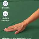 Extra Deep King Fitted Sheet - Hotel Luxury Single Fitted Sheet Only - Easily Fits 18 inch to 24 inch Mattress - Ultra Soft, Wrinkle Free with Extra Deep Pockets - Breathable & Comfy - Emerald Green