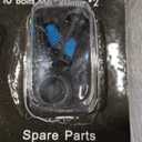 COLAMY Executive Office Ergonomic Chair with Thick Bonded Leather, 300lbs Capacity Big and Tall High Back Desk Chair with Flip-up Armrests, Adjustable Height and Tilt for Working, Study, Gaming,2PC (287-black)