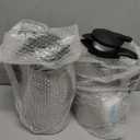 2 PCS 68 OZ Thermal Coffee Carafe, Insulated Stainless Steel Coffee Carafe Double Walled Vacuum Thermal Pot Flask with Brushes Thermos for Keeping Hot Coffee Tea Home and Office (Silver)