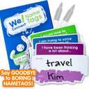 Name Tag Stickers  Ideal for Office Icebreakers, Party Fun, Educational Card Games, and Team Building  Easy-to-Write Labels for Group Conversations  Designed for Adults  150 PCS