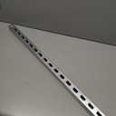 Unistrut Channel Trolley Track，4.75 Feet Length Strut Channel Trolley Track 1-5/8" Wide and high 12 Gauge Metal Steel U Channel with Thick Galvanized Steel Strip Groove Back.(silver-1pack)