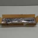 Shower Curtain Rod 30-49 Inch Closet Rod, 1 Inch Diameter Adjustable Heavy Duty Shower Rods Anti-Rust Wall-Mounted Fixed Shower Curtain Rod, Matte Black