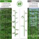 5ft Artificial Bamboo Tree 10 Pack, Fake Bamboo Plant Trees Indoor Outdoor Artificial Fake Plants Privacy Fence for Garden Yard Patio Decoration Home Privacy Screening