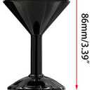 Sumnacon Classic Crystal Curtain Tiebacks Tassel Curtain Holdbacks, 2 Pcs Wall Mounted 2 1/3" Dia Home Office Decorative Drapes Tie Back Holders Multi Use Wall Hook Coat Hanger(60mm Black)