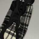 PUPTECK Dog Hoodie Puppy Sweatshirt Warm Dog Sweater Winter Clothes Cold Weather Coats for Small Medium Large Dogs, Black, S/M