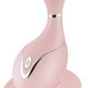 VRAIKO Iris Neck Face Massager, Pro Face Sculpting Tool with Charging Base, All-in-1 Facial Device for Enhanced Absorption, Radiance, Contouring, Elasticity, Home Facial Spa (Pink)