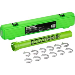 OEMTOOLS 27178 Inner Tie Rod Removal Tool Set, Remove and Install Without Rack Disassembly, Inner Tie Rod Tool Fits Most Cars, Trucks, and SUVs, SAE and Metric Crowfoot Adapters