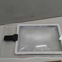 Large Hands-Free Magnifying Glass with 50 Ultra-Bright LED Light, Lightweight Lighted Neck Page Magnifier for Reading Books, Sewing, Knitting, Cross Stitch & Crafts for Close Work for Seniors