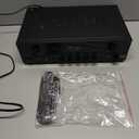 Donner Stereo Audio Amplifier, 600W Peak 2 Channel Receiver with Bluetooth 5.3, Phono, Optical, Coaxial, USB, FM, 2 Mic-in, Aux, RCA Input for Home, Karaoke, Theater Speakers, MAMP2