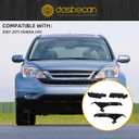 Dasbecan 4Pcs Headlight Mounting & Front Bumper Bracket Kit Compatible with 2007-2011 Honda CRV Replace# 71140-SXS-A00, 71193-SWA-003, 71190-SXS-A00, 71198-SWA-003