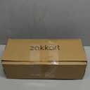 Zakkart Cat Perch for Window Sill with Bolster - Orthopedic Hammock Design with Premium Hardwood & Robust Metal Frame - Cat Window Seat for Large Cats and Kittens - Natural Color Wood Gray Bed, 24''W