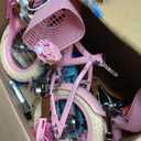 JOYSTAR Little Daisy Kids Bike for Girls Boys Ages 2-7 Years, 12 14 16 Inch Girls Bikes with Doll Bike Seat & Streamers, Boys Bike with Flag & Number Plate, Multiple Colors