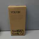 Younik Switch 2 Case Compatible with NS Switch 2 (2025), Carrying Case with 19 Game Card Slots, 4 in 1 Switch 2 Accessories Includes Shoulder Strap, Wrist Strap & Stickers (Black)