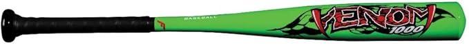 Franklin Sports Kids Teeball Bat - Venom + Barracuda Aluminum + Composite - USA Baseball Certified for Boys + Girls - Youth Metal Bat - Drop -10 to -13, 25"/15 oz