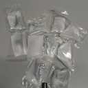 Amerdeco 10 Pack Oil Rubbed Bronze Cabinet Knobs 1.46 Inch(37mm) Single Hole Cabinet Handles Rectangle Drawer Knobs and Pulls for Bathroom Cabinets ZH0065