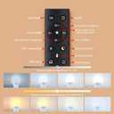 A19 LED Light Bulbs with Remote Control, 800LM 9W (60W Equivalent) Bulbs,Stepless Dimmable 3000K-6000K,E26 Base,CRI 80+,2.4GHz,25000+ Hours Lifespan,Light Bulb for Home Decor,4Bulb & 2Remote