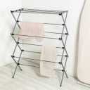 Oversize Folding Drying Rack Grey