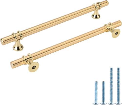 Rergy 20 Pack 6-1/4 Inch Gold Cabinet Pulls Heavy-Duty Kitchen Cabinet Handles, Rust-Resistant and Durable Drawer Pulls Zinc Alloy Hardware for Cupboard,Closet,Cabinets