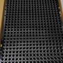 Petfolio 12 Pack Black Cat Spike Mat - 16" x 13" Scat Mat for Cats with 1" Spike is A Perfect Pet Deterrent for Indoor & Outdoor Cat Repellent to Deter Feral Cats & Dogs