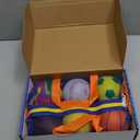 Sports Balls for Toddlers 1-3, 6 Piece Soft Sports Balls with Foam Soccer, Basketball, Football, Baseball, Tennis & Volleyball - Toddler Boys & Girls Ball Toy Gift