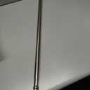 Amazer Spring Tension Shower Curtain Rod, 26-42 Inches Rust-Resistance Tension Curtain Rod Bathroom Rod, Adjustable Shower Curtain Rod No Drill, Nickel