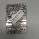 120pcs Woodruff Key Assortment Kit, 10 Popular Sizes of Half Moon Keys, Keyway and Key Stock Set, Semicircle Shaft Crank Keys for Flywheel Applications