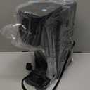 Mini Hot and Iced Coffee Maker Single Serve, for K Cup and Ground, 6 to 14 Oz Brew Sizes, with Recipe Book, for Home, Travel, RV, Office and Dorm, Classic Black (2.0 Version)