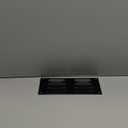 Vent Systems 10" x 4" Inch (Overall Dimensions) - Black - Air Vent Cover - Metal Air Return Grill with Built-in Protection Mesh - HVAC Vent Duct Cover for Home Improvement