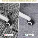 36x 48 Carpet Floor Mat for Office Chair, Clear Desk Chair Floor Mat for Carpet for Medium/Low Pile, HeavyDuty Chair Mats for Carpeted Floors, Studded Desk Mat for Carpets for Homes and Offices