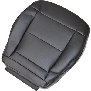 FZJDSD Black Driver Side Bottom Perforated Microfiber Leather Seat Cover Compatible with Mercedes Benz E350 E550 2010 2011 2012 2013 2014