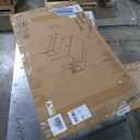 Rovibek 43" Dining Table, Modern Space Saving Kitchen Table, Wooden Industrial Style Farmhouse, White