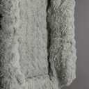 Green Dog Bed for Large Dogs-Orthopedic Dog Couch Bed with Supportive Egg Foam, Fluffy Faux Fur Pet Sofa with Removable Washable Cover and Non-Slip Bottom (35.0"L x 25.0"W x 12.5"Th)