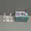 Door Lever Lock (2 Pack)  Prevents Toddlers from Opening Doors  Easy One-Hand Operation for Adults  Durable ABS with 3M Adhesive Backing  No Tools Needed for Install (White)