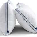 BedStory Bed Pillows for Sleeping-Queen Pillows 2 Pack-Cooling Pillows with Mesh Design-Premium Soft Down Alternative Fill Supportive for Back, Stomach or Side Sleepers,White