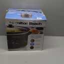 Hamilton Beach 6 Quart Set & Forget Programmable Slow Cooker with Defrost Function, Flexible Programming, Adjustable Countdown Timer, Large Dishwasher Safe Stoneware Crock and Glass Lid, Black (33765)