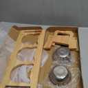 Bamboo Elevated Cat Bowls, 3 Stainless Steel Raised Cat Bowl with Stand, 15Tilted Cat Feeding Station, Cat Food and Water Bowl Set for Small Cats and Puppy, Anti Vomitting, Whisker Fatigue (Natural)