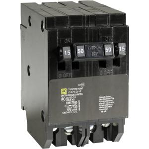 Square D - HOMT1515250CP Circuit Breaker, Black