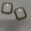 JETech Plated Case with Screen Protector for Apple Watch Series 11/10 42mm, Metallic Luster Design, Overall Protective Cover, Built-in Tempered Glass Film High Sensitivity, 2 Pack (Gold)