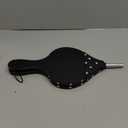 Tosnail 17" x 7.5" Wood Bellows Fireplace Bellows, Wood Air Bellows - Black