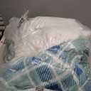 RALYSUN Electric Heated Blanket Full Size 72"x84" Microplush & Sherpa Fabric, Machine Washable 4 Heat Settings & 10 Hours Auto Off - Mint Green