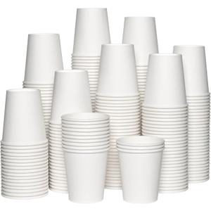 JOLLY CHEF 5 oz Disposable Paper Coffee Cups 600 Pack, Hot Paper Cups for Party, Office, Home, Travel and More