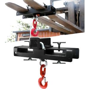 Heavy Duty Forklift Lifting Hook with Trailer Hitch