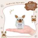 Positive Puppy Crochet Doll Dog Gifts - Birthday Gift for Best Friend, Teacher, Coworker, Nurse, Sister, Mom, Dad - Handmade Emotional Support Crochet Gift for Women, Men