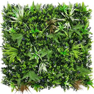 ODTORY Artificial Boxwood Topiary Hedges Panels: 20'' x 20'' 12P(33.5 sqft) | UV-Protected, Fake Grass Backdrop, Fence Privacy Screen, Patio/Balcony/Garden/Backyard, Indoor Outdoor Green Wall Decor