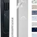 A&S Modern Stone Mezuzah Case Design, Mezuza Cover for Scroll Protection, Easy Peel and Stick Houswarming Gift and Home Blessing (6 Inches)