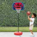 Delta Children - Marvel Spider-Man Basketball Hoop Set for Kids, Red