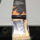 Premium Wood Grill Scraper - Wooden BBQ Grill Scraper, Barbecue Cleaner Tool, Enjoy Safe & Bristle Free Barbecue for Outdoor Grill |Includes 12" Bamboo Skewers (100 Pcs)