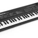 Raimy 61 Key Keyboard Piano for Kids, Portable Electric Piano Keyboard for Beginners with Microphone, Multifunctional Musical Educational Instrument Toy Gift for Boys Girls (Black), Compact
